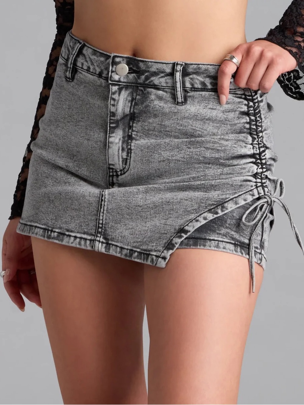 Windsor Charcoal Mini Skort LIKE NEW